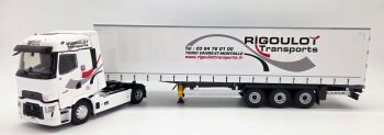 ELI118652 - RENAULT T High 4x2 with 3-axle curtain-sided trailer - RIGOULOT Transport