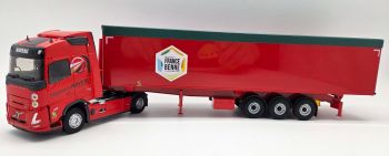 ELI118666 - VOLVO Aero 4x2 with 3-axle grain tipper NAVEAU Transport