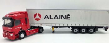 ELI118674 - RENAULT T480 4x2 with 3-axle curtain-sided trailer - ALAINE Transport