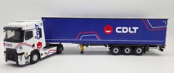 ELI118687 - 2023 Renault T-High 4x2 with 3-axle tautliner trailer, CDLT