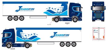ELI118798 - SCANIA 500 S 4x2 with 3-axle grain tipper trailer TRANSFIM