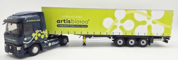 ELI118846 - RENAULT T 480 2021 4x2 avec remorque bâchée 3 Essieux ARTIS BIO 100