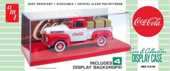 AMT1199/12 - Red base display case with Coca-Cola