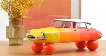 NOREV121581 - CITROEN SS 19 sur boules 1959 Nuancier d'Orange