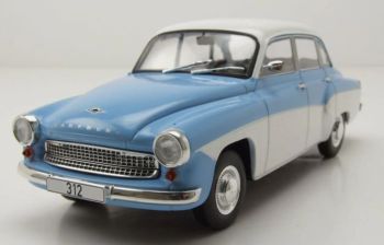 WBXWB124242 - WARTBURG 312 1965 Light blue and white