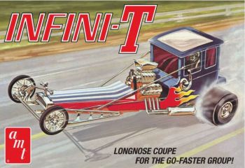 AMT1258/12 - Dragster - INFINI-T Custom to assemble and paint