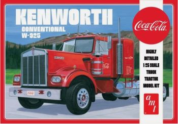 AMT1286/06 - KENWORTH Conventional W-925 6x4 - COCA-COLA to assemble and paint
