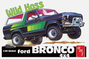 AMT1304/12 - FORD Bronco 4x4 1978 - Wild Hoss to assemble and paint