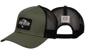 MC13080622OV - Khaki cap with black mesh back – JOHN DEERE