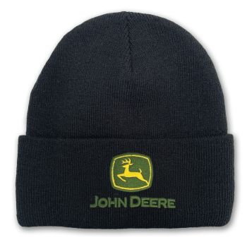 MC13093453BK - John Deere 3D Embroidered Black Hat