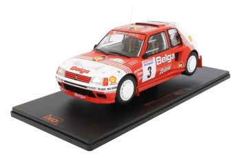 IXO18RMC135.22 - PEUGEOT 205 T16 Belga #3 Rally Ypres 1985 B.DARNICHE / A.MAHE
