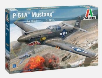 ITA1423 - MUSTANG P-51A Military Aircraft to assemble and paint
