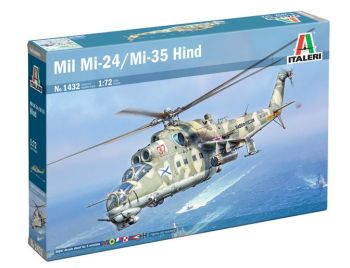 ITA1432 - MIL Mi-24 / Mi-35 Hind helicopter to assemble and paint