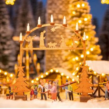NOC14391 - Christmas Market Entrance Arch - 7.6 x 1cm