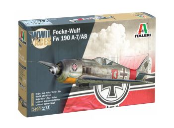 ITA1490 - FOCKE-WULF FW-190 A-8/F military aircraft to assemble and paint