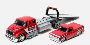 MST15055MJR - INTERNATIONAL Durastar Flatbed with pick-up CHEVROLET 1500 1987 - EDELBROCK under blister