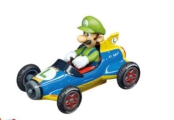 CARRERA15817069-C - Blue MARIO KART friction car in box - Luigi