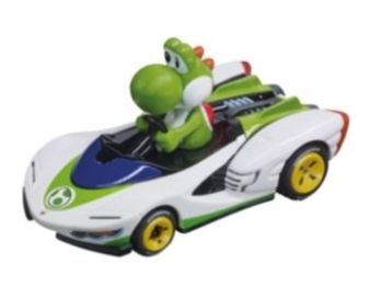 CARRERA15817069-D - White MARIO KART friction car in box - Yoshi
