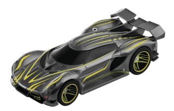 CARRERA15817084-B - Grey and yellow "Tuning" Hyper Sportcar (friction-powered)