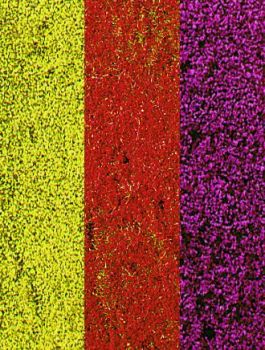 HEK1585 - Colourful floral decoration - 28 x 14 cm