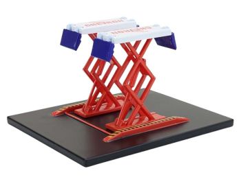 GREEN16220-C - Double scissor lift - CHEVRON from the AUTO BODY SHOP series, blister-packed