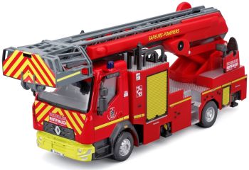 BUR32019 - RENAULT fire department with large ladder RIFFAUD