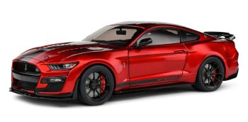 SOL1805914 - SHELBY Mustang GT500KR 2023 Red with Black Stripes