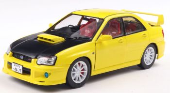 SOL1812302 - SUBARU Impreza WRX STI - SOLIDO WORKS 2003 Yellow