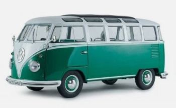 SOL1813403 - 1962 Volkswagen Type 1 Samba Green and White