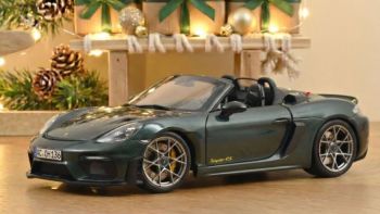 NOREV187272 - PORSCHE 718 Spyder RS ​​Weissach Pack 2023 Forest Green Metallic