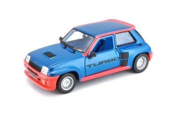 BUR21088 - RENAULT 5 Turbo 1982 Blue and red