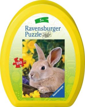 RAV104062 - Charming Rabbit 100-piece jigsaw puzzle