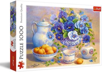 TRF10466 - Puzzle 1000 Pieces The blue bouquet