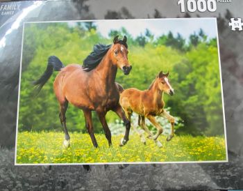 GLOT107-3 - 1000 Piece jigsaw puzzle The horses