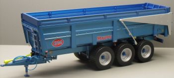 REP04 - Tipper MAUPU 23TS Blue 3 Axles