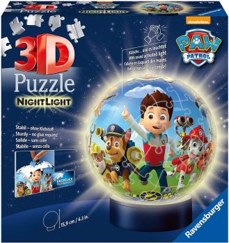 RAV118427 - Nightlight 3D Puzzle 72 Pieces PAW PATROL