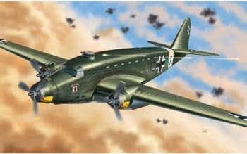 ITA1273 - SM.82 Canguro plane to assemble and paint