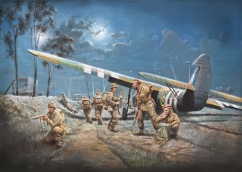 ITA1356 - Airplane AS.51 Horsa MK.I with British Paratroops to assemble and paint
