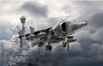 ITA1401 - Harrier GR.3 Falkland fighter plane to assemble and paint