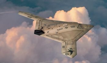 ITA1421 - X-47B US Navy Prototype fighter aircraft to assemble and paint