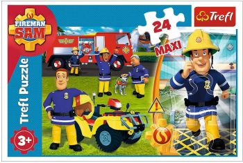 TRF14290 - Maxi Puzzle 24 Pieces SAM THE FIREFIGHTER