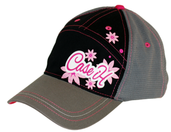 CAS14CIH038 - CASE IH cap "Black gray with flowers"