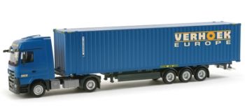 HER156325 - MERCEDES Actros LH08 with container carrier and VERHOEK container