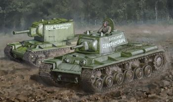 ITA15763 - KV-1 / KV-2 tanks to assemble and paint