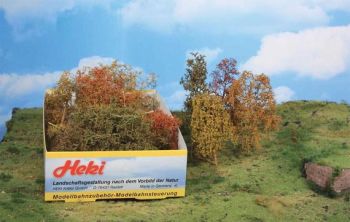 HEK1673 - Set of 15 autumn trees and bushes