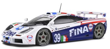 SOL1804103 - Mc LAREN F1 GTR Short tail 24H du MANS 1996 White and blue