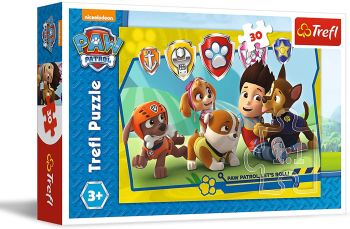 TRF18239 - PAW PATROL 30 Piece Puzzle: Rider and his friends