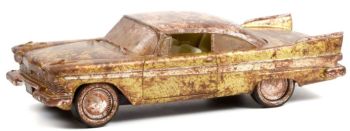 GREEN18261 - PLYMOUTH Belvedere 1957 TULSARAMA Gold and White unrestored