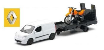 NEW19815A - RENAULT Kangoo with tray and orange motocross