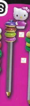 T8872B - Donut decoration for HELLO KITTY pencil with coloring
